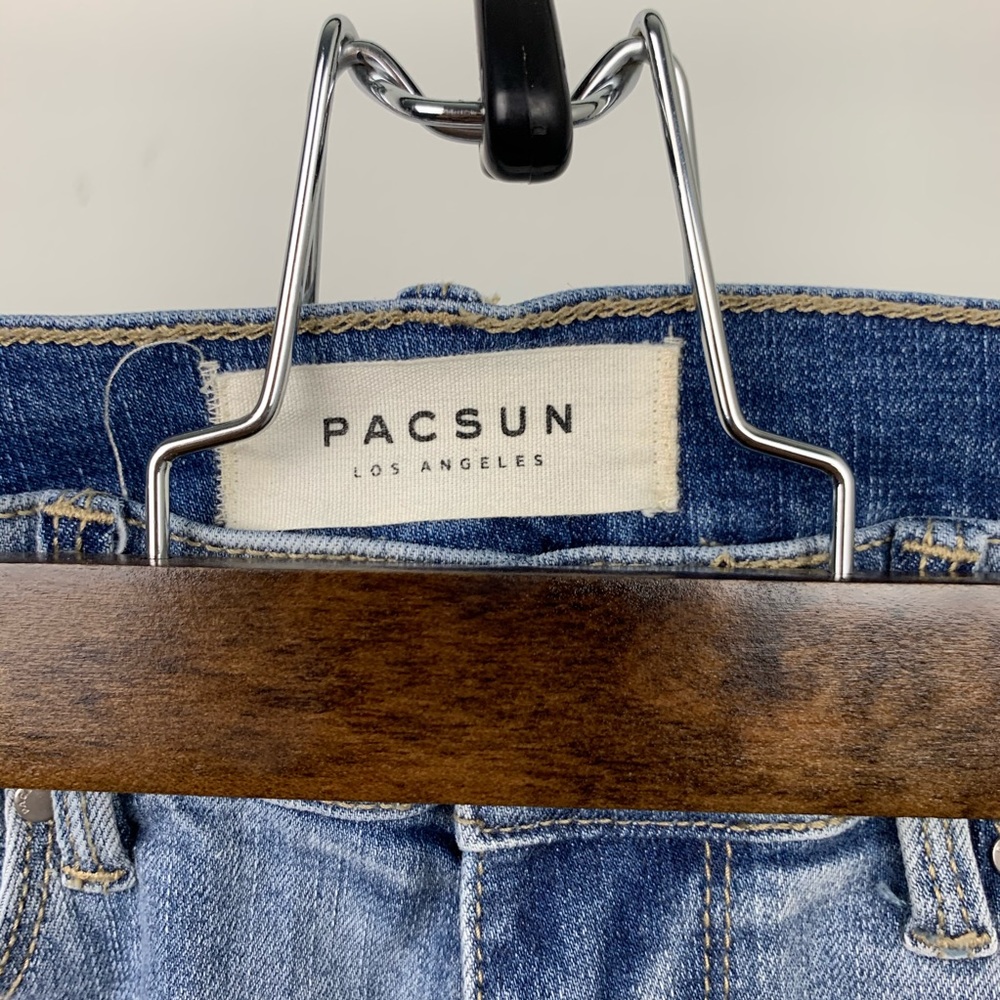 PacSun Floral Embroidered High Rise Ankle Jegging - Picture 7 of 14